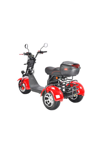 Электроскутер WHITE SIBERIA PRO TRIKE+ 3000W, красный