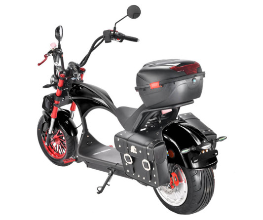 Электроскутер WHITE SIBERIA WILD WHEEL CITYCOCO 3950W, черный