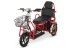 Электротрицикл Transporter 600W 48V красный