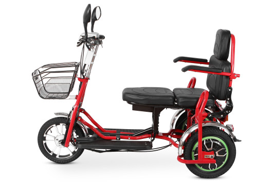 Электротрицикл Transporter PRO Li-Ion красный