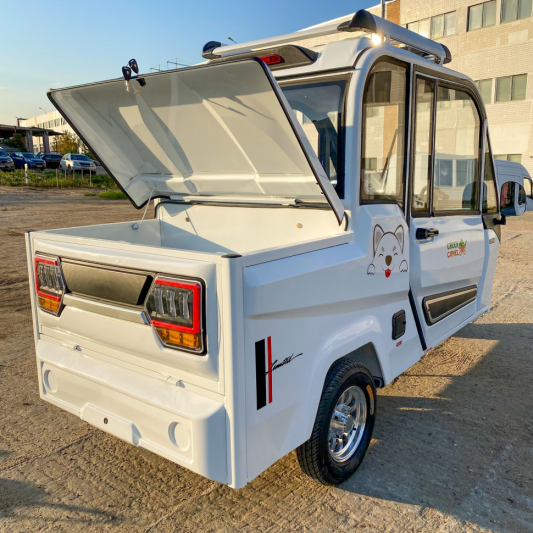 Трицикл GreenCamel Шторм Пикап (60V 1500W) кабина, кузов, понижающая 