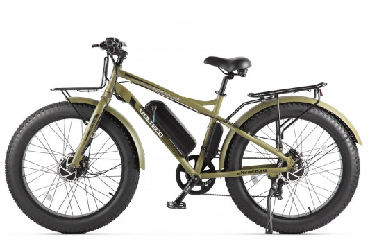 Электрофэтбайк VOLTECO BIGCAT DUAL NEW, хаки