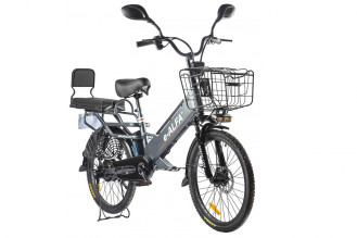Электровелосипед GREEN CITY e-ALFA Fat, черный