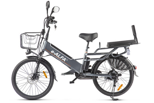 Электровелосипед GREEN CITY e-ALFA Fat, черный