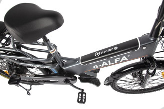 Электровелосипед GREEN CITY e-ALFA Fat, черный