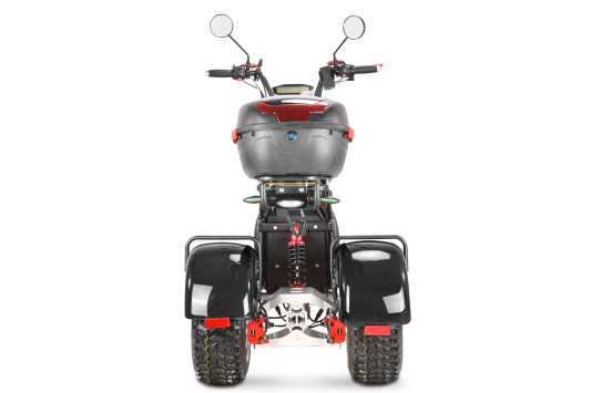 Электроскутер WHITE SIBERIA IKRA 5000W, черный
