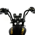 Электрический скутер Ikingi Chopper черный