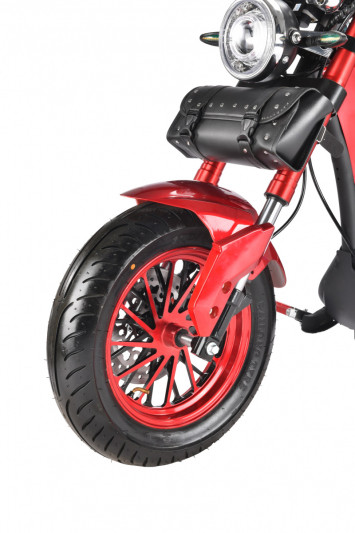Электроскутер CITYCOCO WHITE SIBERIA  Wild Wheel + 3000W