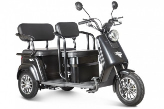 Электротрицикл Rutrike Топик, черный