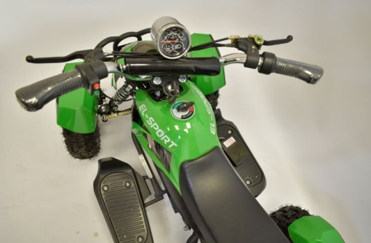 Электроквадроцикл El-Sport Kids ATV 800W 36V/12Ah, зеленый