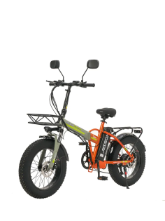 Электровелосипед Jetson F20 BIZON (48V13Ah) 750W серо-оранжевый